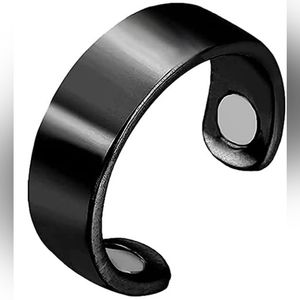 Magnetic Ring Adjustable Black